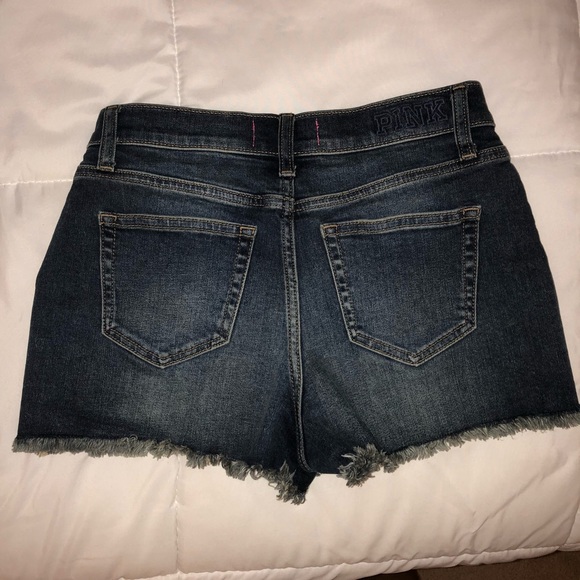 VS High Waist Denim Shorts - Picture 3 of 4